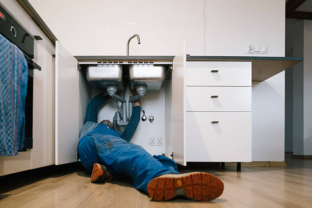 Professional Drain Cleaning technician working in Crystal City, MO
